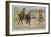 Donkey Race-null-Framed Giclee Print