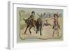 Donkey Race-null-Framed Giclee Print