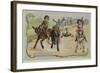 Donkey Race-null-Framed Giclee Print