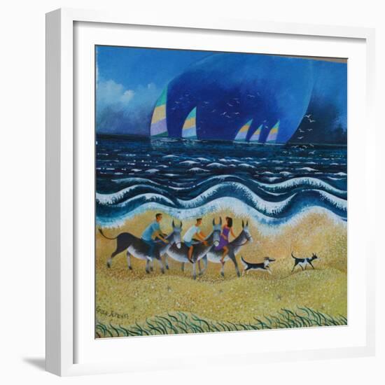 Donkey Ride, 2013-Lisa Graa Jensen-Framed Giclee Print