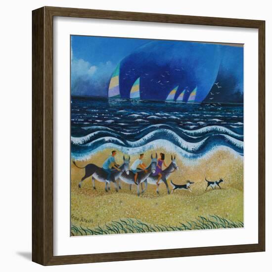 Donkey Ride, 2013-Lisa Graa Jensen-Framed Giclee Print