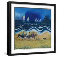 Donkey Ride, 2013-Lisa Graa Jensen-Framed Giclee Print