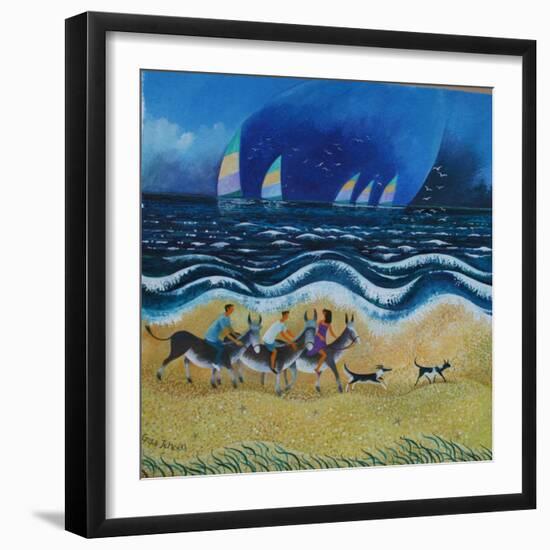 Donkey Ride, 2013-Lisa Graa Jensen-Framed Giclee Print