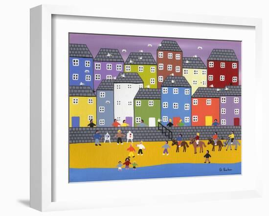 Donkey Ride-Gordon Barker-Framed Giclee Print