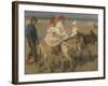 Donkey Rides on the Beach, C. 1890-1901. Dutch Watercolor Painting-Isaac Israels-Framed Art Print