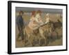 Donkey Rides on the Beach, C. 1890-1901. Dutch Watercolor Painting-Isaac Israels-Framed Art Print