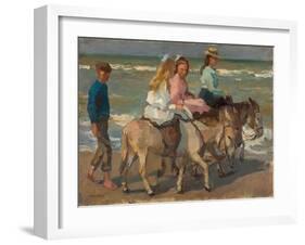 Donkey riding. 1898-1901-Isaac Israels-Framed Giclee Print