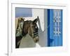 Donkey, Thira, Santorini, Cyclades Islands, Greece, Europe-Michael Short-Framed Photographic Print