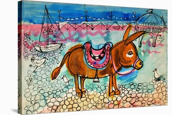 Donkey-Brenda Brin Booker-Stretched Canvas