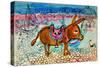 Donkey-Brenda Brin Booker-Stretched Canvas