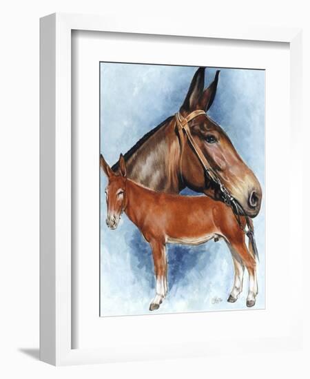 Donkey-Barbara Keith-Framed Giclee Print