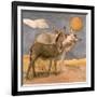 Donkeys, 1989-Antonio Ciccone-Framed Giclee Print