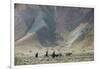 Donkeys and Farmers Make their Way Home Near Band-E Amir, Afghanistan, Asia-Alex Treadway-Framed Photographic Print