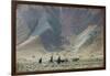 Donkeys and Farmers Make their Way Home Near Band-E Amir, Afghanistan, Asia-Alex Treadway-Framed Photographic Print