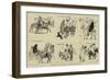 Donkeys and their Riders in Cairo-null-Framed Giclee Print