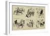 Donkeys and their Riders in Cairo-null-Framed Giclee Print