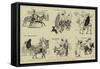 Donkeys and their Riders in Cairo-null-Framed Stretched Canvas