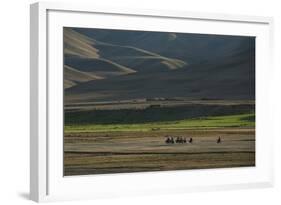 Donkeys are the Main Source of Transport in Rural Bamiyan Province, Afghanistan, Asia-Alex Treadway-Framed Photographic Print