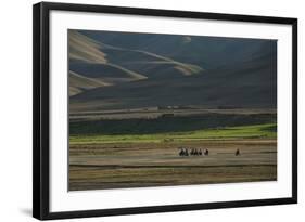 Donkeys are the Main Source of Transport in Rural Bamiyan Province, Afghanistan, Asia-Alex Treadway-Framed Photographic Print