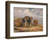 'Donkeys', c1831 (1904)-James Ward-Framed Giclee Print