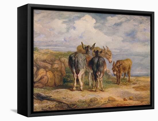 'Donkeys', c1831 (1904)-James Ward-Framed Stretched Canvas