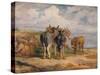 'Donkeys', c1831 (1904)-James Ward-Stretched Canvas