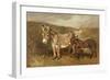 Donkeys out on the Moor, C.1890 (Oil on Canvas)-John Emms-Framed Giclee Print