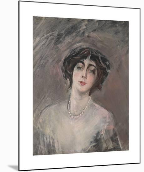 Donna Franca Florio-Giovanni Boldini-Mounted Premium Giclee Print