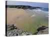 Donnant Beach, Belle Ile En Mer Island, Brittany, France, Europe-Guy Thouvenin-Stretched Canvas