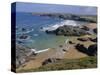 Donnant Beach, Belle Ile En Mer Island, Brittany, France, Europe-Guy Thouvenin-Stretched Canvas
