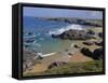 Donnant Beach, Belle Ile En Mer Island, Brittany, France, Europe-Guy Thouvenin-Framed Stretched Canvas