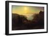 Donner Lake from the Summit, 1873 (Oil on Canvas)-Albert Bierstadt-Framed Giclee Print