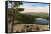 Donner Lake, Reno, Nevada-null-Framed Stretched Canvas