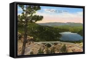 Donner Lake, Reno, Nevada-null-Framed Stretched Canvas