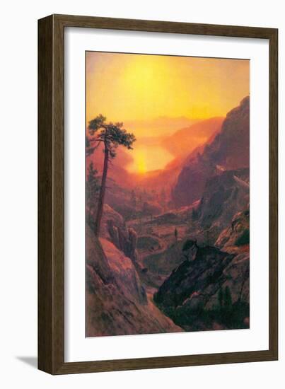 Donner Lake-Albert Bierstadt-Framed Art Print