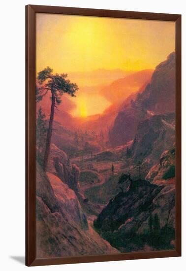 Donner Lake-Albert Bierstadt-Framed Art Print