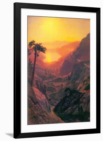 Donner Lake-Albert Bierstadt-Framed Art Print