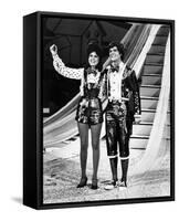 Donny and Marie-null-Framed Stretched Canvas