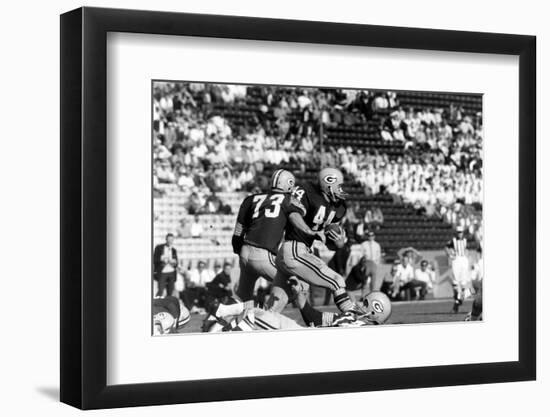 Donny Anderson #44 of Greenbay Packers,Super Bowl I, Los Angeles, California January 15, 1967-Art Rickerby-Framed Photographic Print