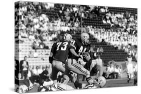 Donny Anderson #44 of Greenbay Packers,Super Bowl I, Los Angeles, California January 15, 1967-Art Rickerby-Stretched Canvas