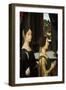 Donors Violante Bentivoglio and Elisabetta Aldobrandini-Domenico Ghirlandaio-Framed Giclee Print