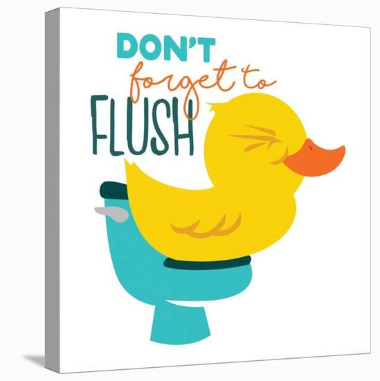 Dont Forget Flush-Jace Grey-Stretched Canvas