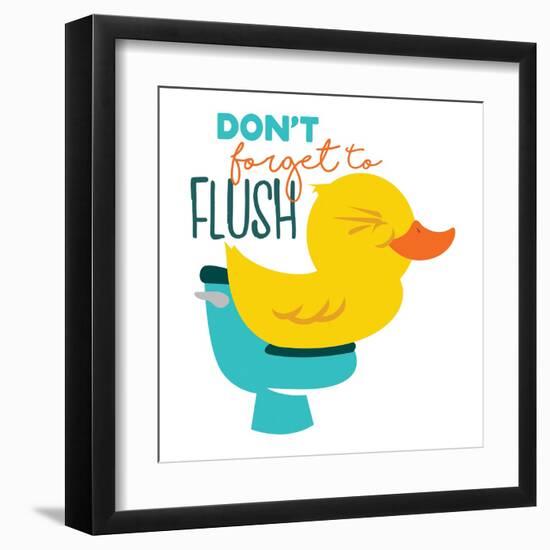 Dont Forget Flush-Jace Grey-Framed Art Print