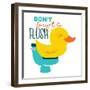 Dont Forget Flush-Jace Grey-Framed Art Print