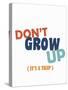 Dont Grow Up 2-Kimberly Allen-Stretched Canvas