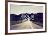 Dont Look Back-null-Framed Giclee Print