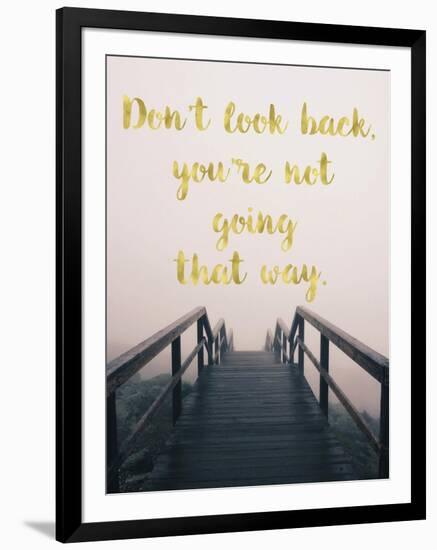 Dont Look Back-Tina Lavoie-Framed Giclee Print