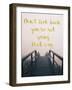 Dont Look Back-Tina Lavoie-Framed Giclee Print