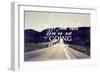 Dont Look Back-Vintage Skies-Framed Giclee Print