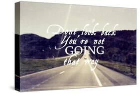 Dont Look Back-Vintage Skies-Stretched Canvas